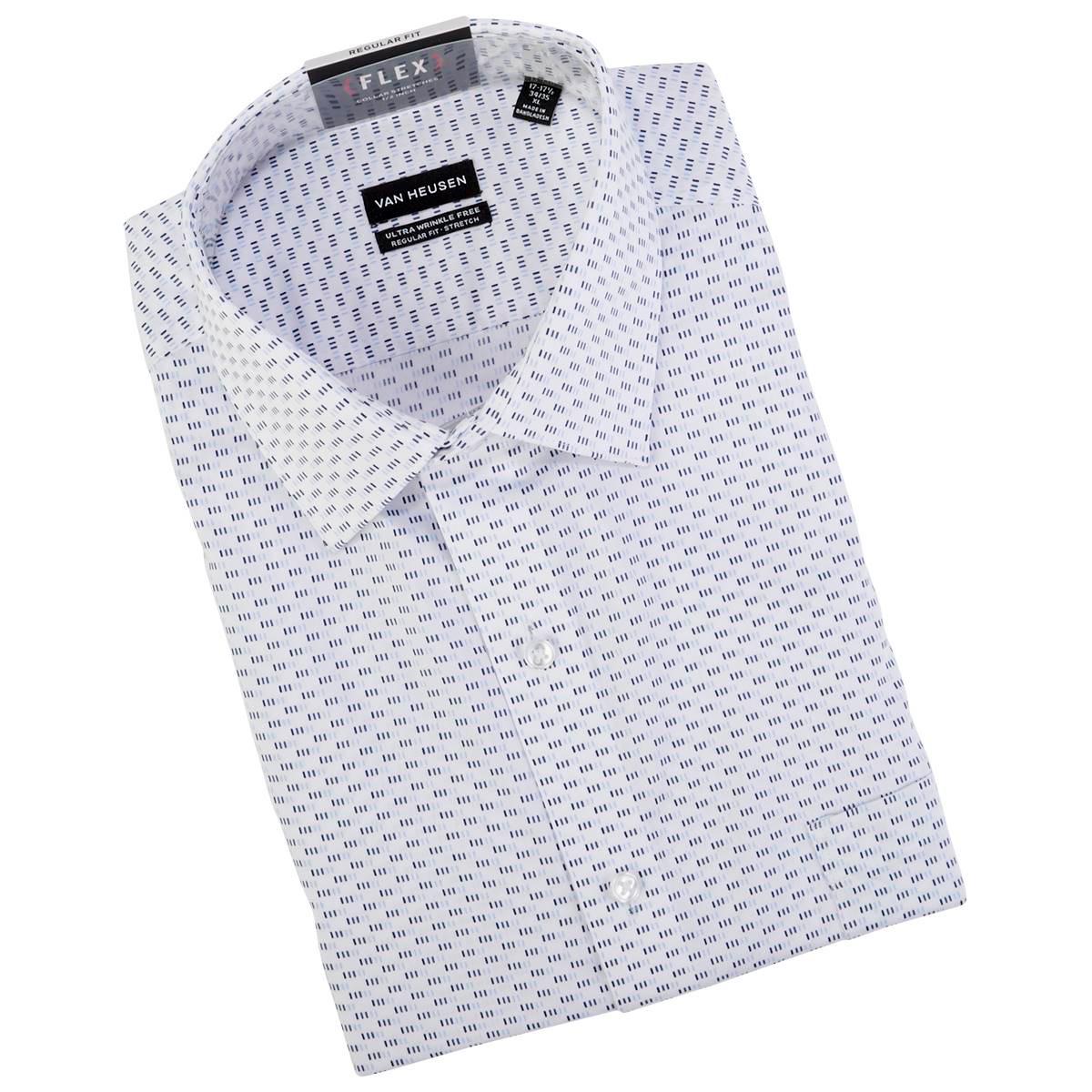 Mens Van Heusen® Regular Fit Wrinkle Free Dress Shirt - Water