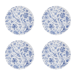 Avanti Ashford Woven Braided Round Placemats - Set of 4