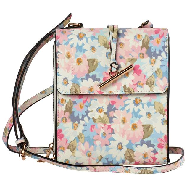 DS Fashion Floral Organizer Crossbody