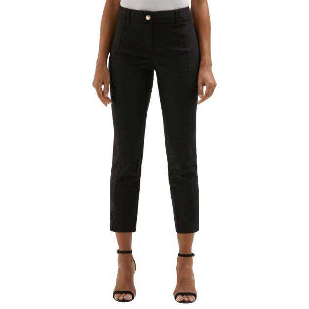 Womens Rafaella® Satin Luxe Straight Leg Crop Pants