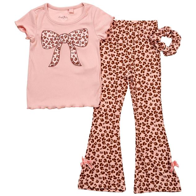 Toddler Girl Freestyle Revolution 2pc. Leopard & Bow Leggings Set