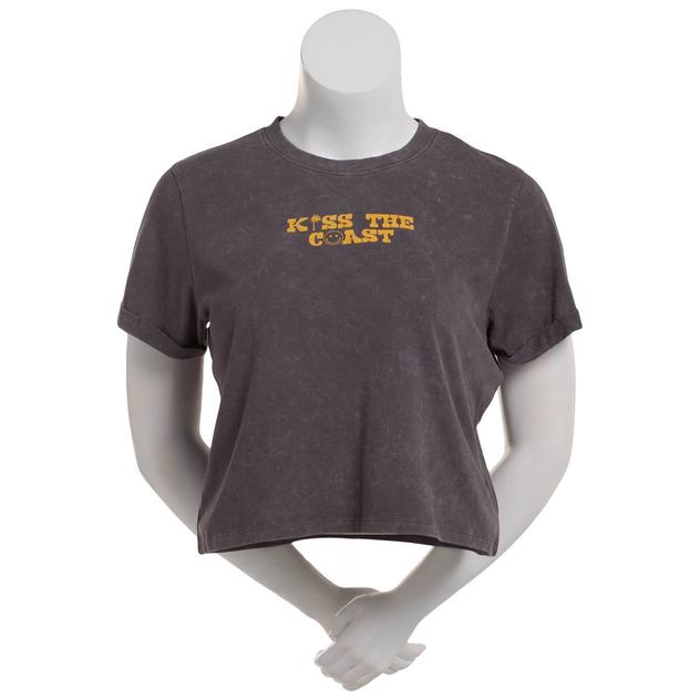 Juniors Attitude Not Included Kiss the Coast Smiley Graphic Tee
