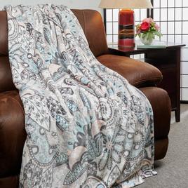 Kathy Ireland Flannel Isabelle Reversible Fleece Blanket