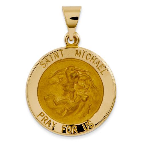 Unisex Gold Classics™ 14kt. Yellow Gold St. Michael Medal