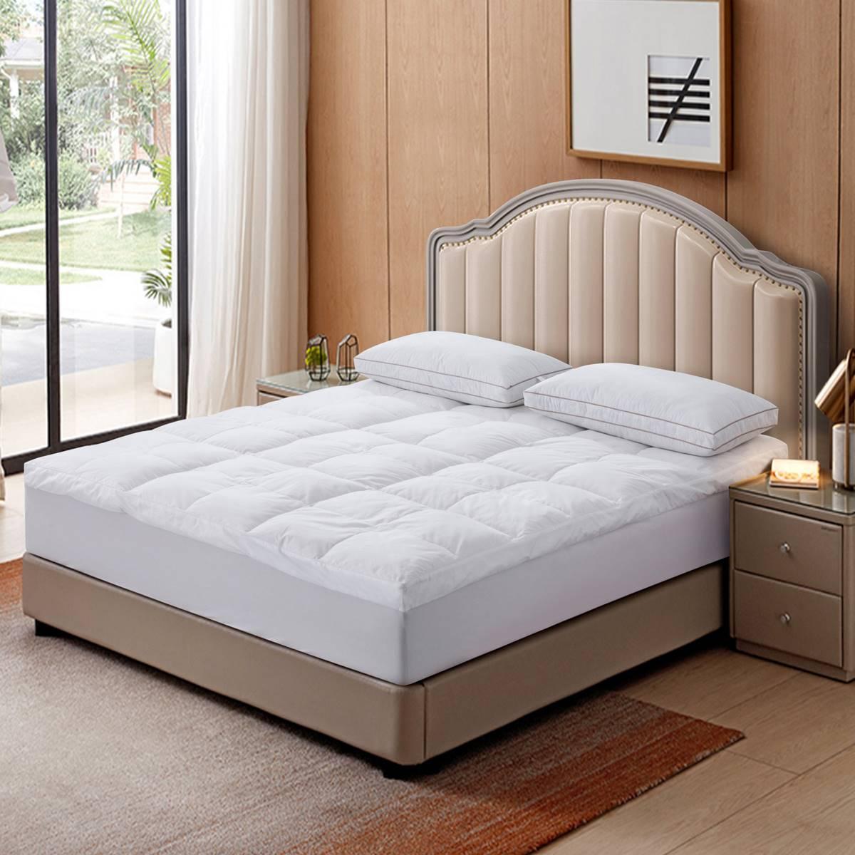 St. James Home Triple Chamber Down & Feather Full Mattress Topper