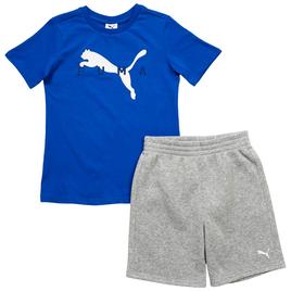 Boys (8-20) Puma(R) Tee & Short Set - Racing Blue