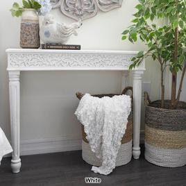 9th & Pike® Large Wood Carved Console Table