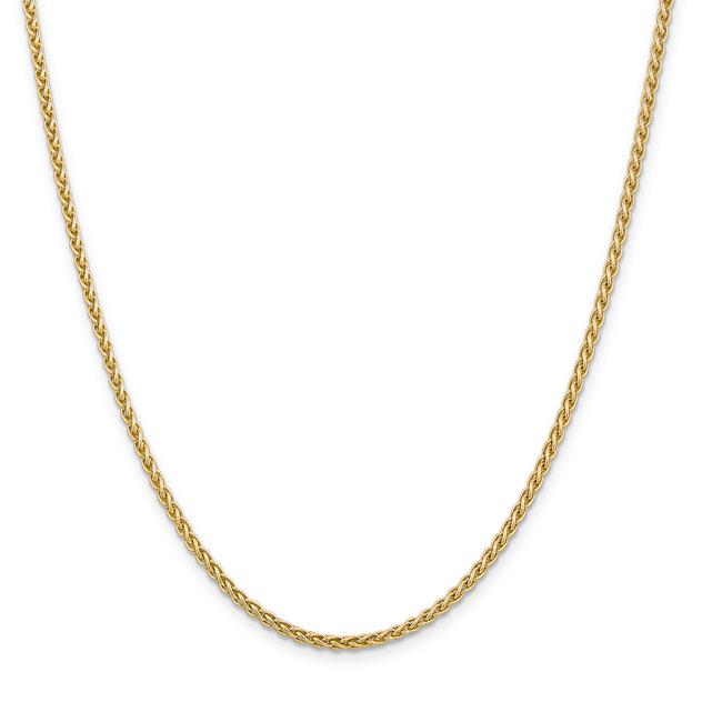 Gold Classics™ 2.8mm. 14kt. Gold Solid Spiga Chain Necklace