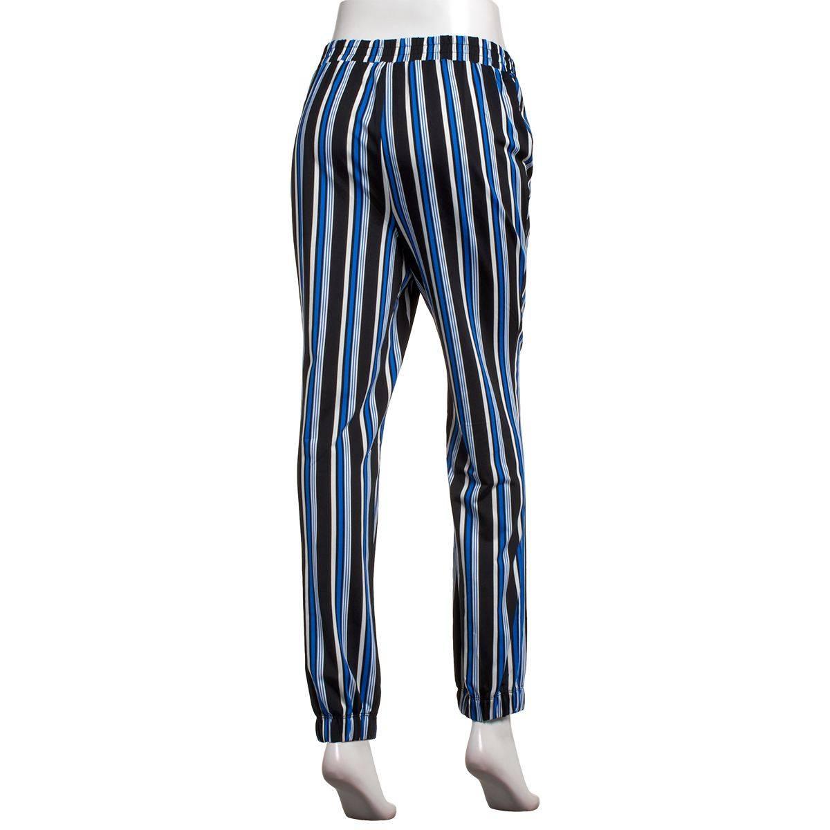 Womens Love Scarlet Beaded Drawstring Tie Stripe Jogger