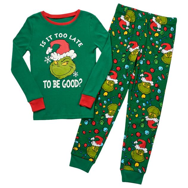 Kids Holiday Traditions The Grinch™ Is It Too Late Pajama Set