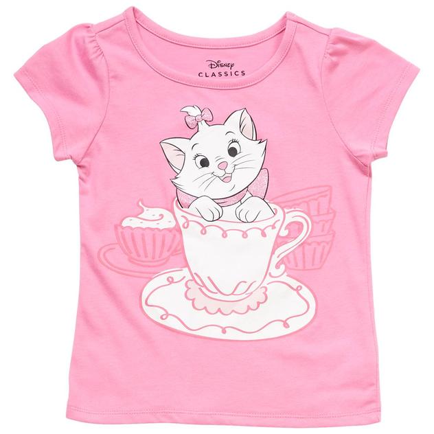 Girls (4-6x) Disney The Aristocats Marie Teacup Graphic Tee