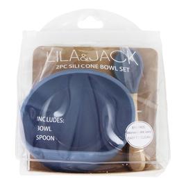 Baby Boy Lila & Jack 2pc. Bowl & Spoon Silicone Set