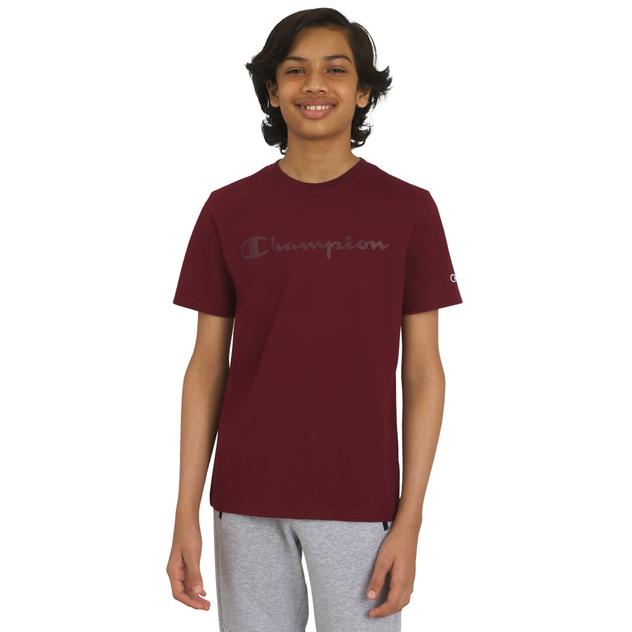 Boys (8-20) Champion® Signature Tonal Silicone Logo Tee