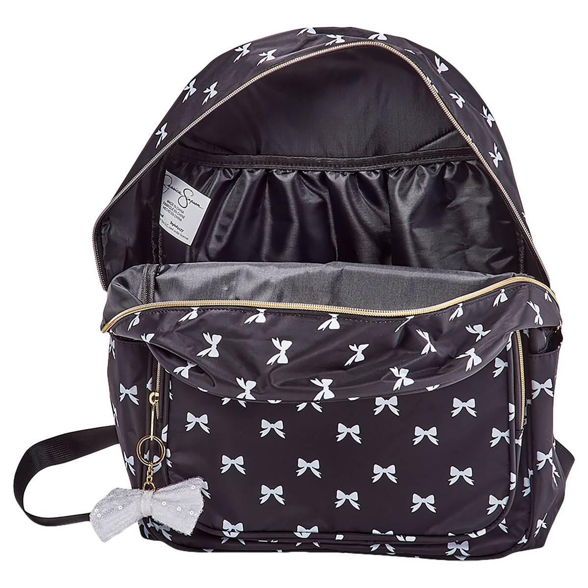 Girls Jessica Simpson Bow Nylon Backpack