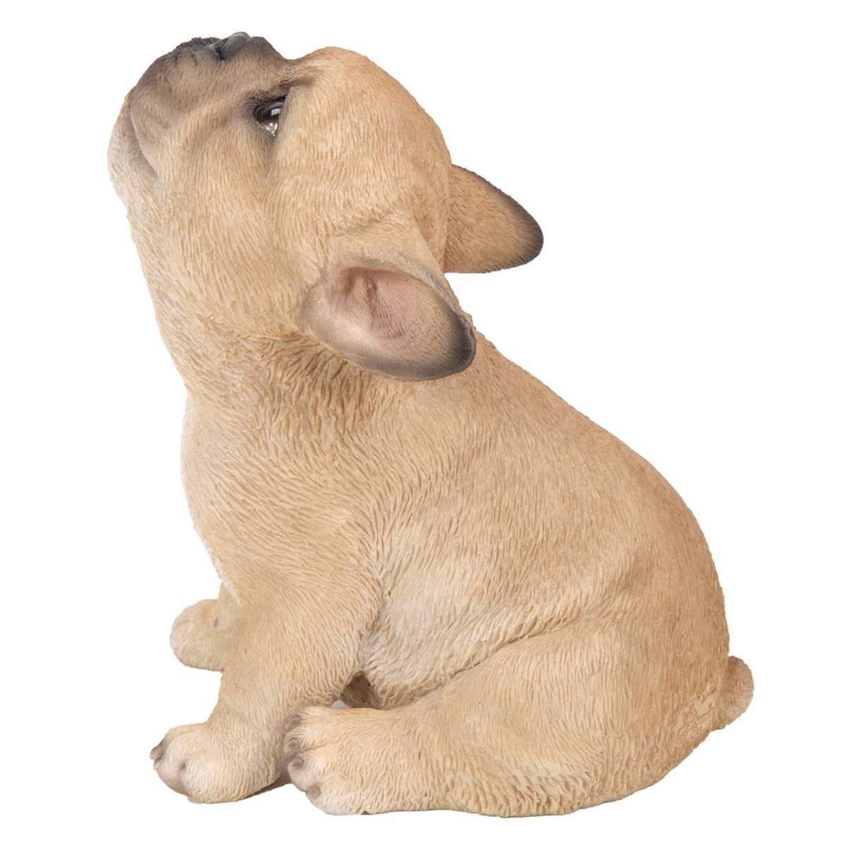 Hi-Line Gift Howling French Bulldog Puppy Garden Statue