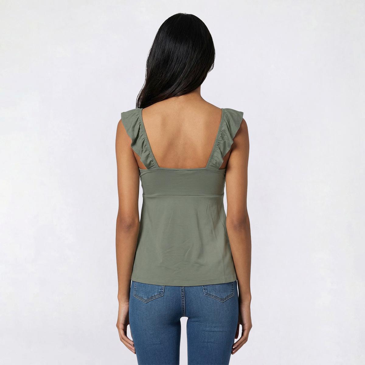 Juniors Derek Heart Sweetheart Babydoll Top with Shell