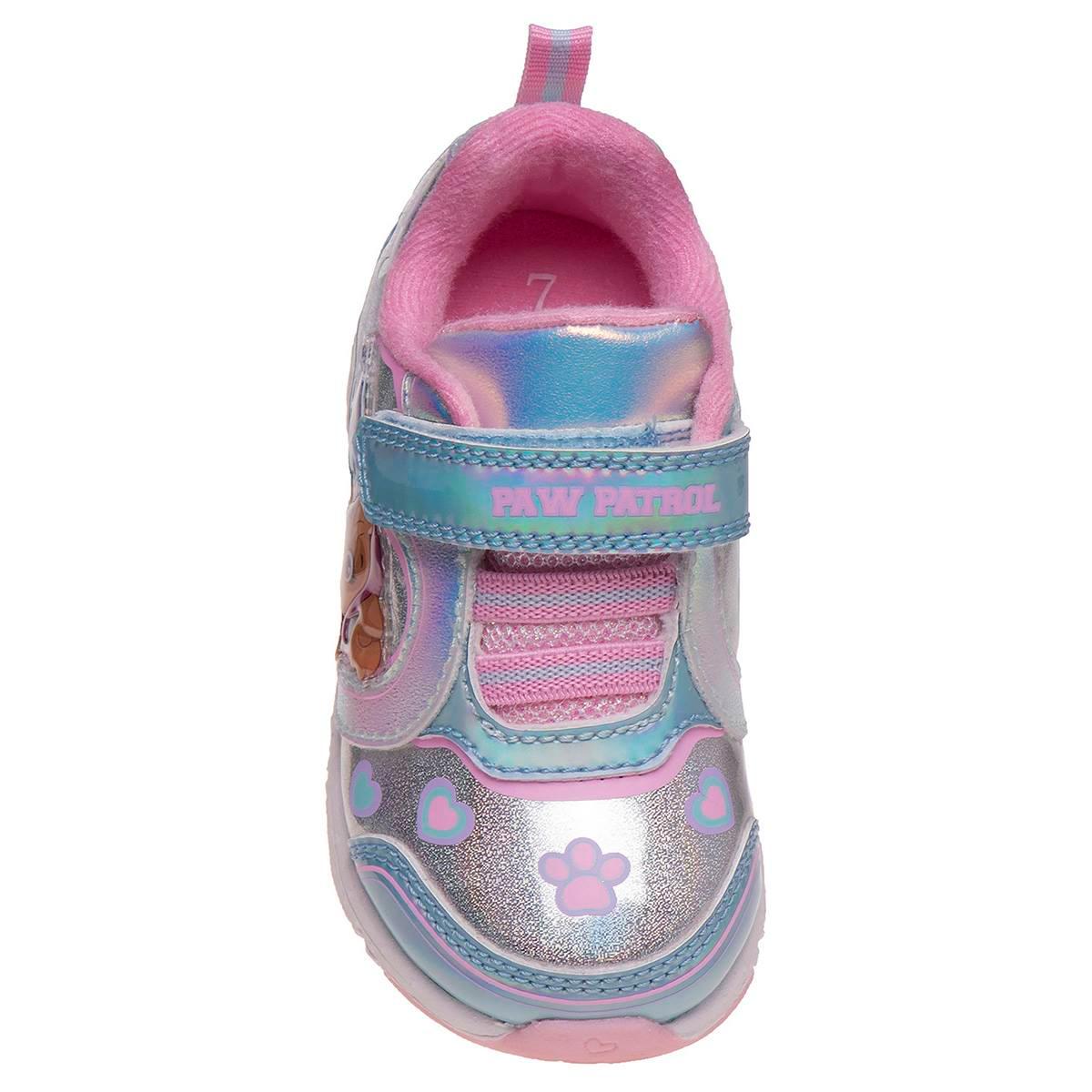 Little Girls Nickelodeon Shimmer Paw Patrol Fashion Sneakers