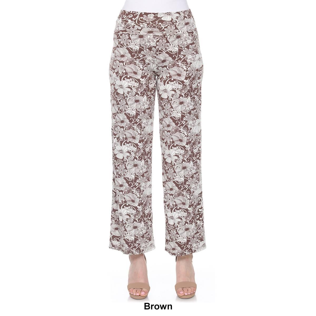 Womens White Mark Floral Paisley Palazzo Pants
