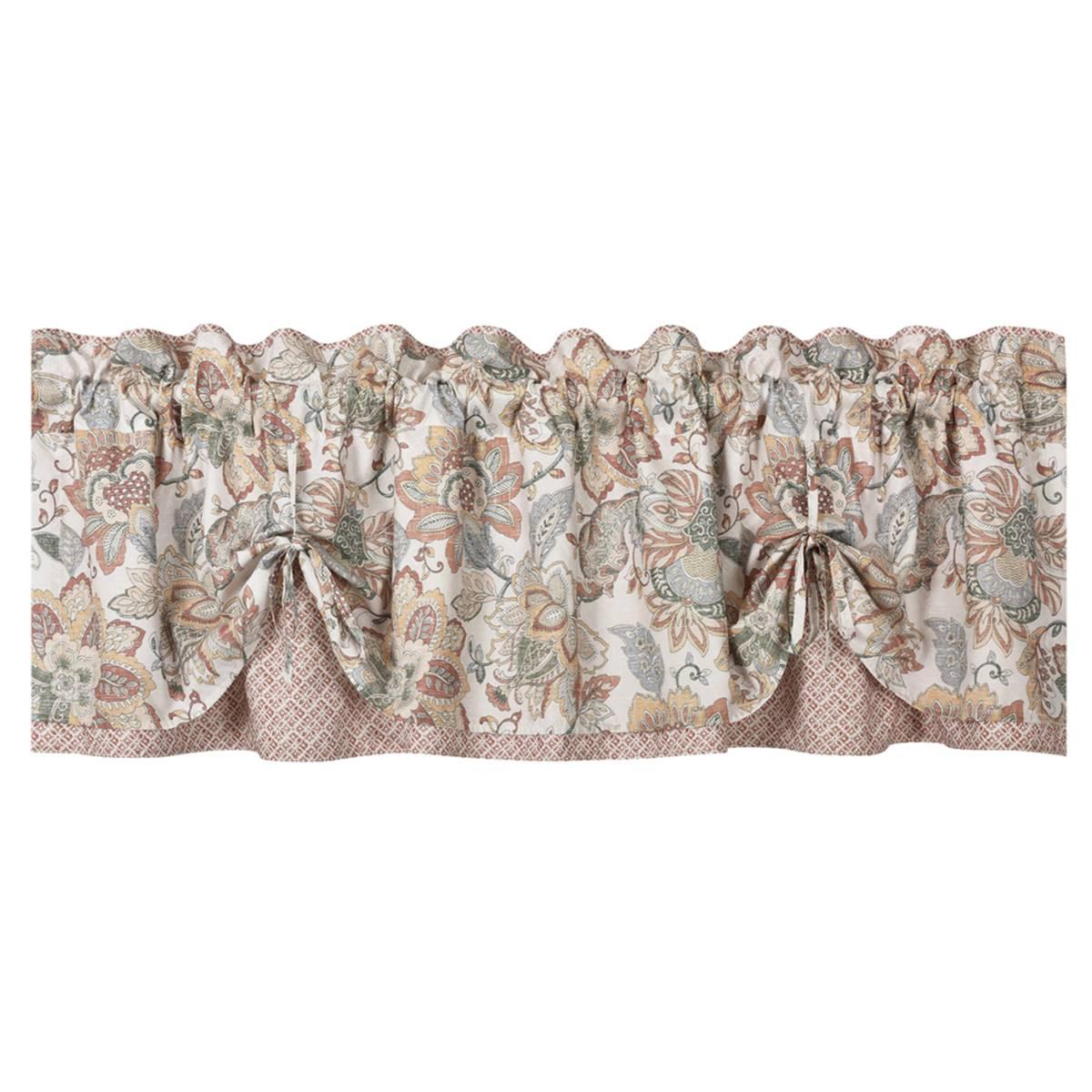 Royal Court Janessa Jacquard Window Straight Valance - 72x17