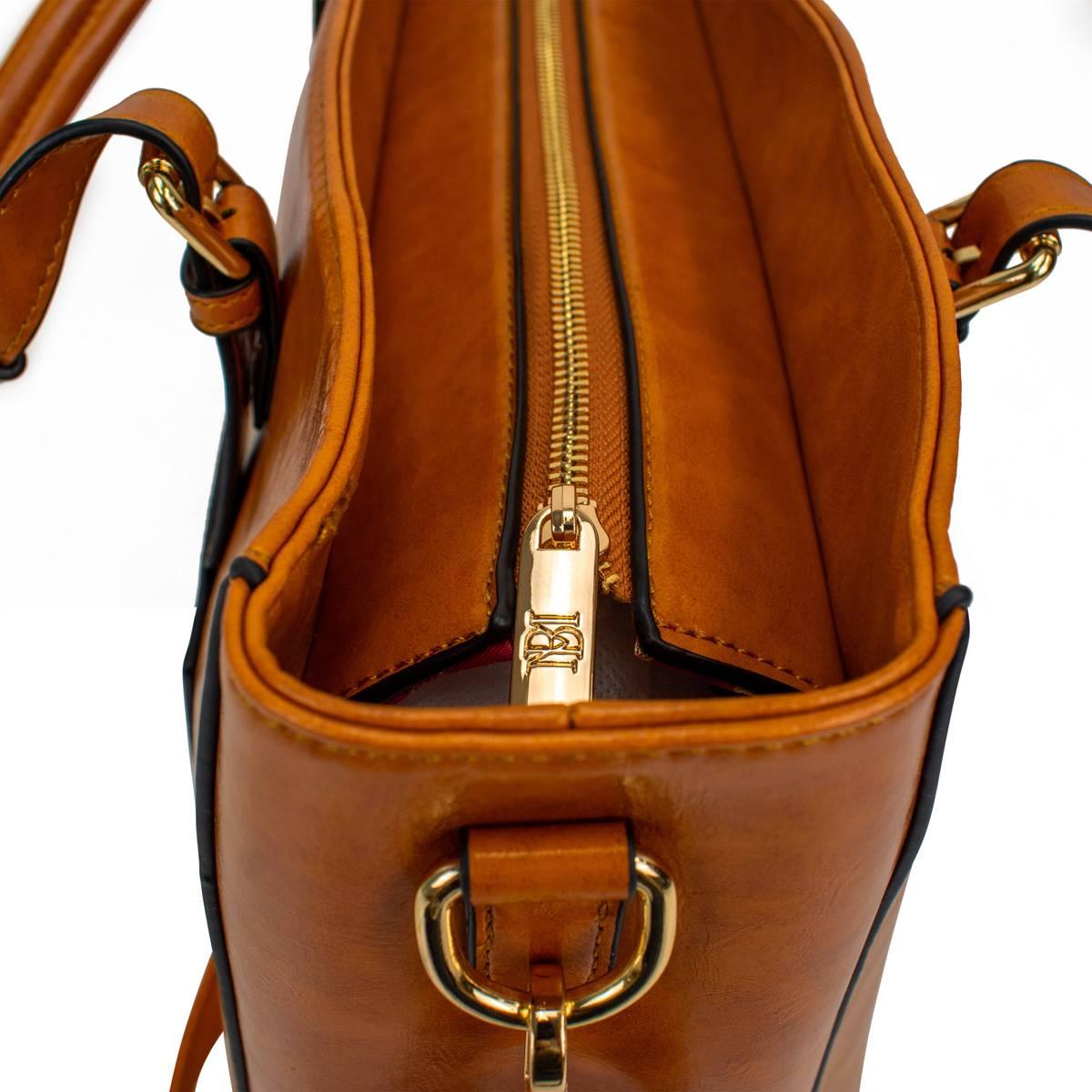 Badgley Mischka Julia Vegan Leather Tote Weekender Travel Bag
