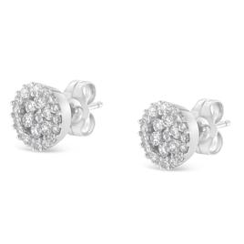 Diamond Classics™ 1/2ctw. Diamond Floral Cluster Stud Earrings