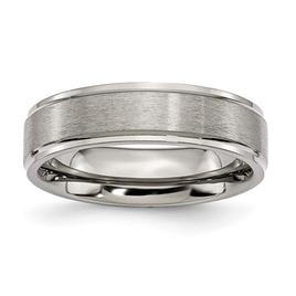 Mens Endless Affection(tm) Titanium 6mm Polished Wedding Band