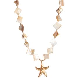 Ashley Cooper(tm) Gold-Plated Beaded Starfish Pendant Necklace