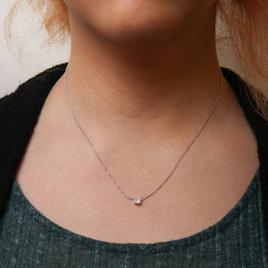 Haus of Brilliance 1/4ctw. Lab Grown Diamond East West Pendant