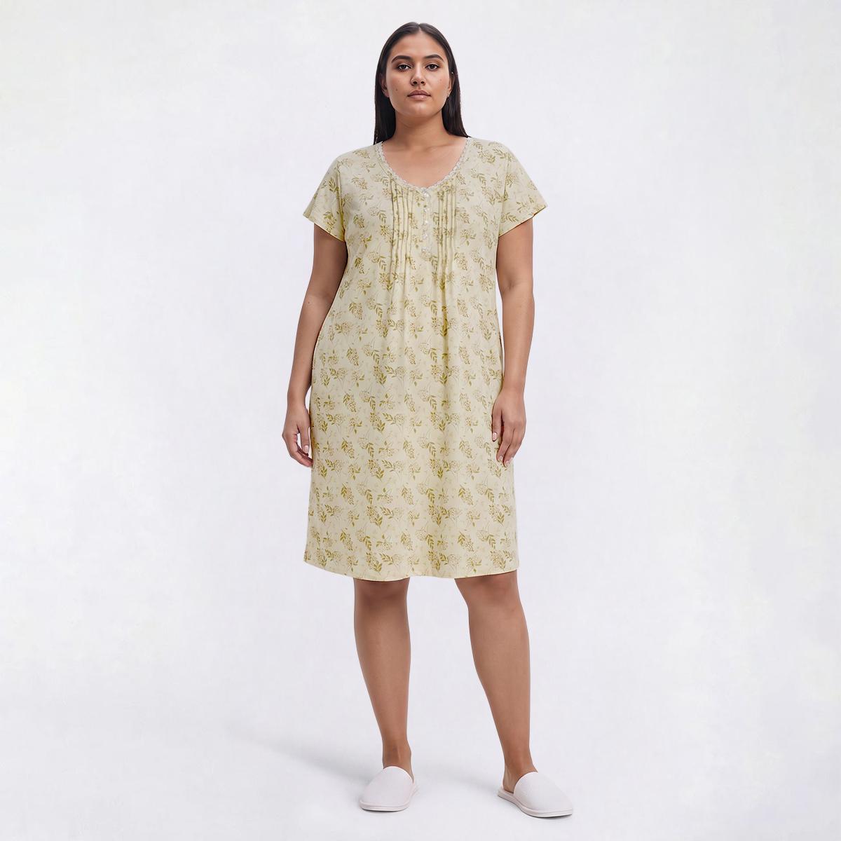 Plus Size Elizabeth & Nicole(R) Short Sleeve Garden Waltz Gown