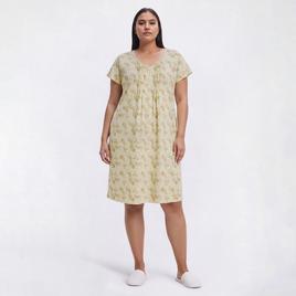 Plus Size Elizabeth & Nicole(R) Short Sleeve Garden Waltz Gown