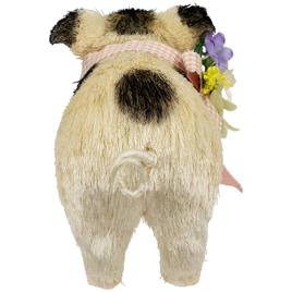 Northlight Seasonal Piglet w/ Bow & Flowers Spring Figurine