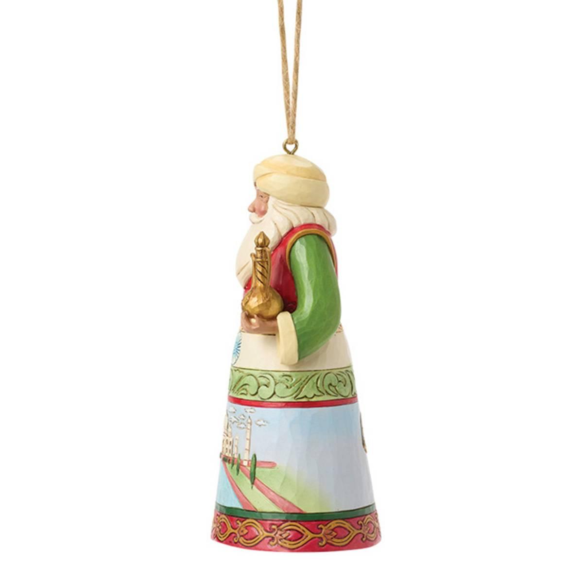 Jim Shore Santa Around World India Christmas Ornament