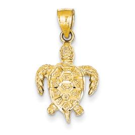 Gold Classics(tm) 14kt. Yellow-Gold Turtle Pendant