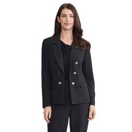 Womens Jones New York Faux Double Button Blazer