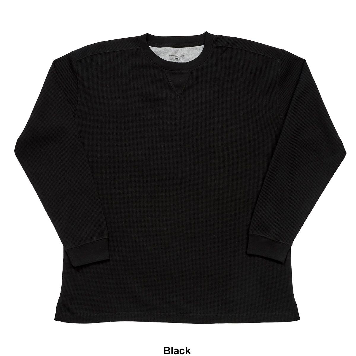 Mens Preswick & Moore® Long Sleeve Thermal Crew Neck Pajama Shirt