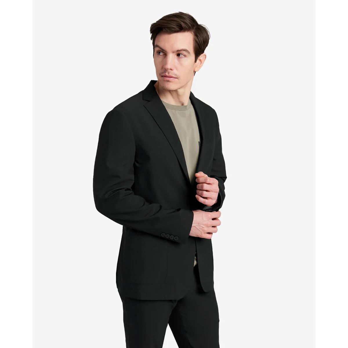 Mens Kenneth Cole® Solid Jacket - Black