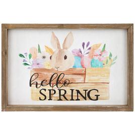 Northlight Seasonal Hello Spring Framed Easter Wall Sign