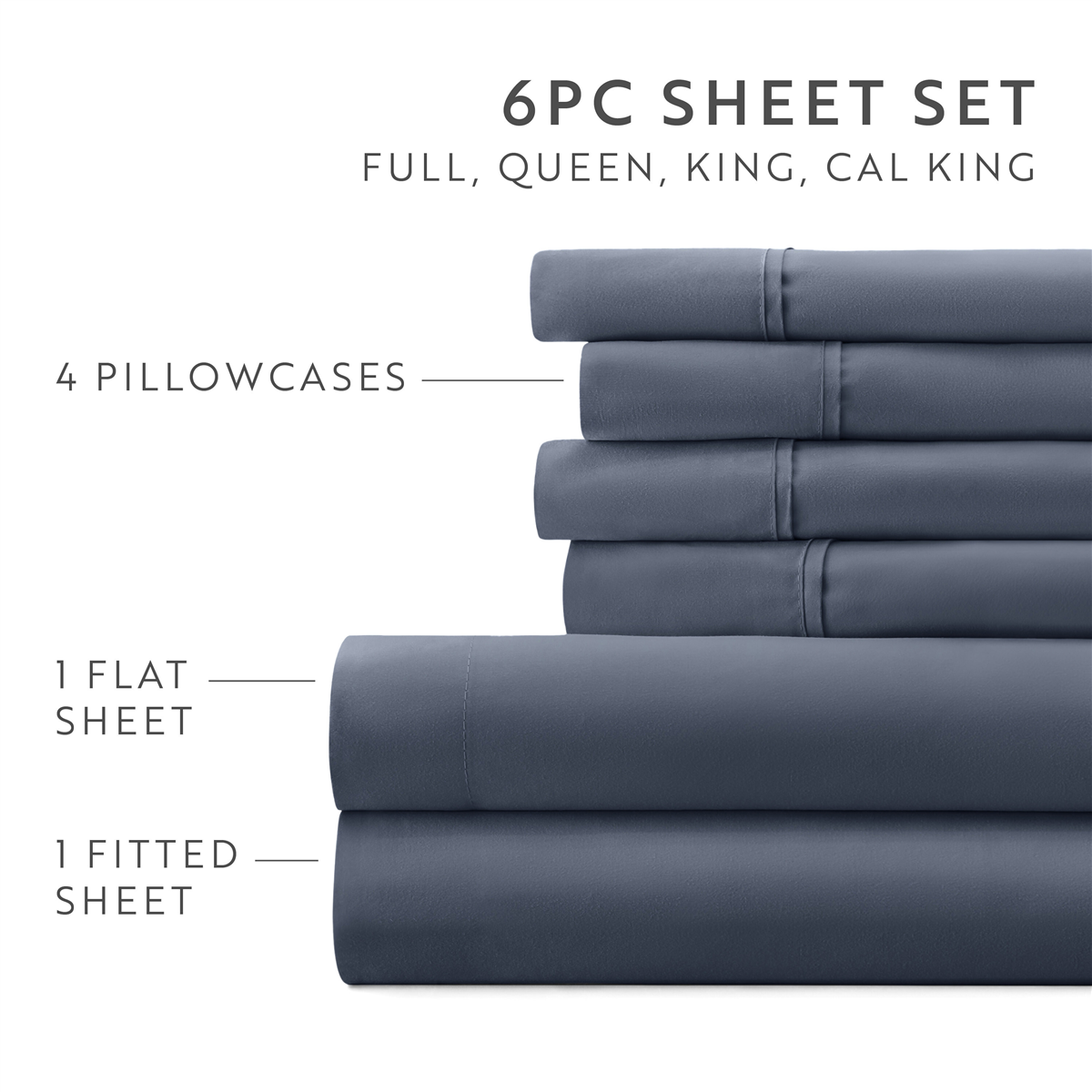 Soft Essentials 6pc. Luxury Ultra Soft Sheet Set