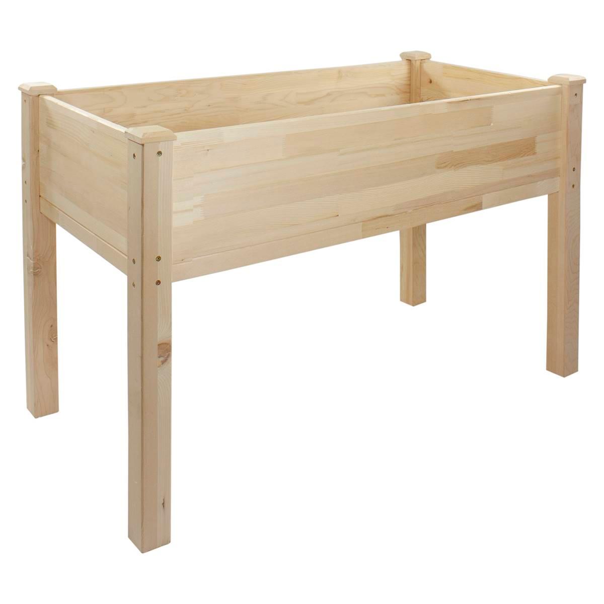 Northlight Seasonal 4ft. Raised Garden Bed Planter Box - Natural