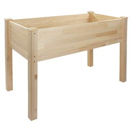 Northlight Seasonal 4ft. Raised Garden Bed Planter Box - Natural