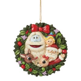 Jim Shore Rudolph & Friends Hanging Christmas Ornament