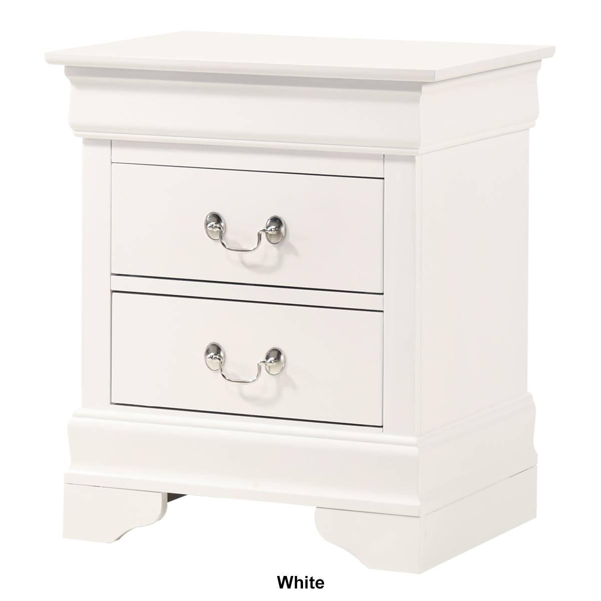 Passion Furniture Louis Philippe 21in. Drawer Nightstand