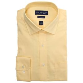 Mens Architect(R) Performance Regular Fit Dress Shirt - Sweet Corn