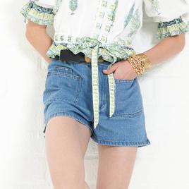 Womens MNK 5-Pocket Denim Shorts