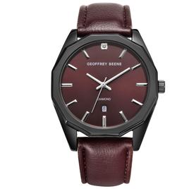 Mens Geoffrey Beene(R) Gunmetal Diamond Dial Watch - GBA0024GUB