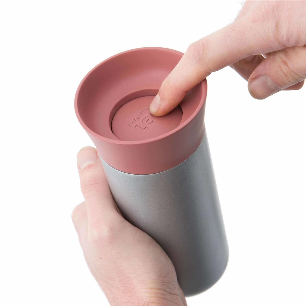 BergHOFF Leo 11.2oz. Stainless Steel Pink Thermal Mug
