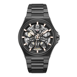 Mens Kenneth Cole New York(R) Automatic Black Watch - KCWGY0065303