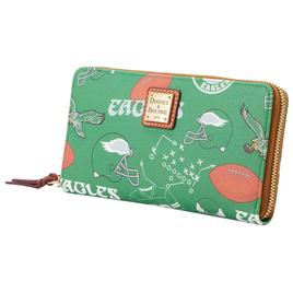 Dooney & Bourke Philadelphia Eagles LG Zip Around Wristlet