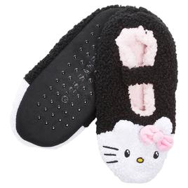 Womens Fuzzy Babba Hello Kitty® Mary Jane Slipper Socks