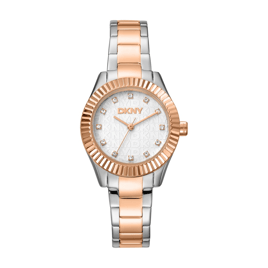 Womens DKNY Chambers Glitz Red Gold-Tone Watch - DK1L017M0095